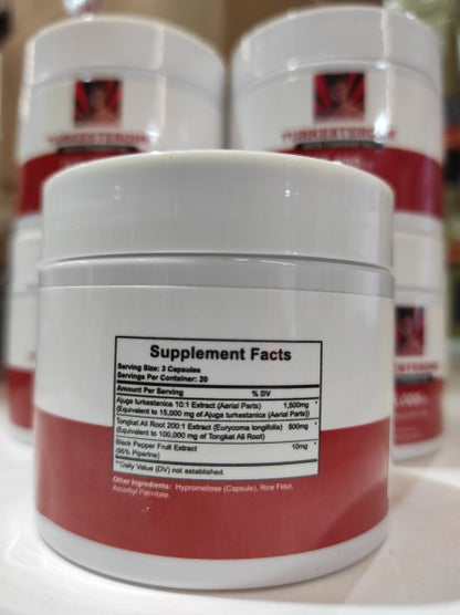 Suplemento TURKESTERONE 60 Cápsulas - aumento de masa muscular y recuperacion - additional image 1