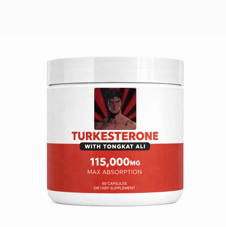 Suplemento TURKESTERONE 60 Cápsulas - aumento de masa muscular y recuperacion